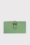 Zoozie Bags Cartera de Mujer Menta, 100% Piel PU, Elegante y Sofisticada, Múltiples Compartimentos para Tarjetas y Efectivo